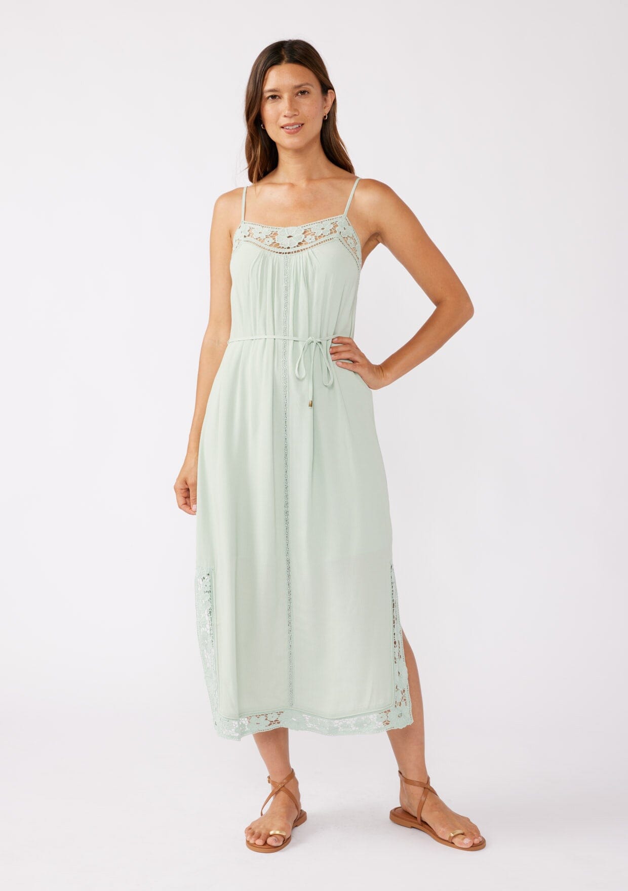 Sage Spirit Midi Dress Mint / S