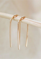 The Barberry & Lace Open Arc Earrings