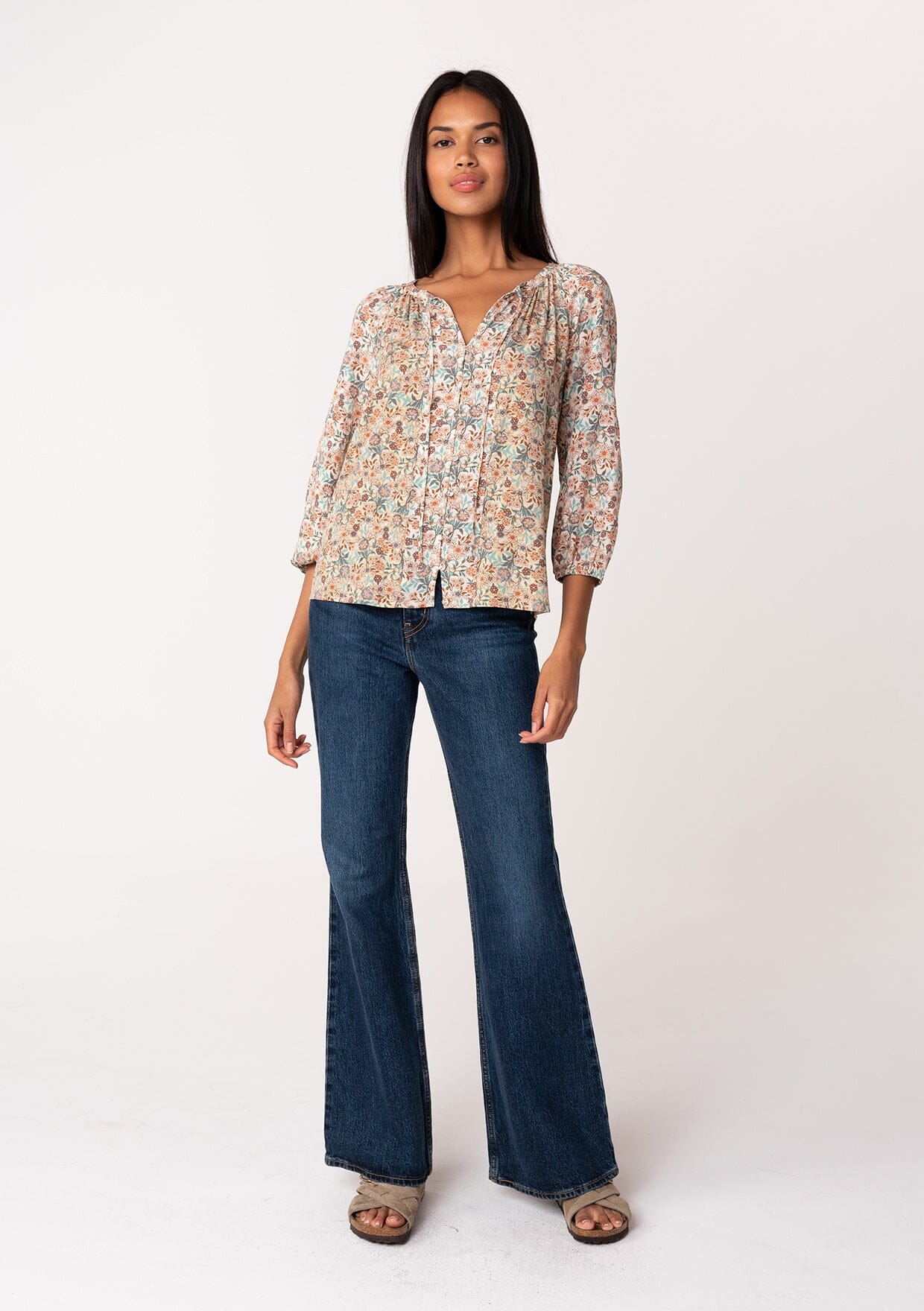 LIFETIME OF LOVE WOVEN TOP