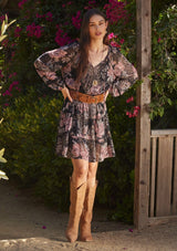 Lena Floral Mini Dress