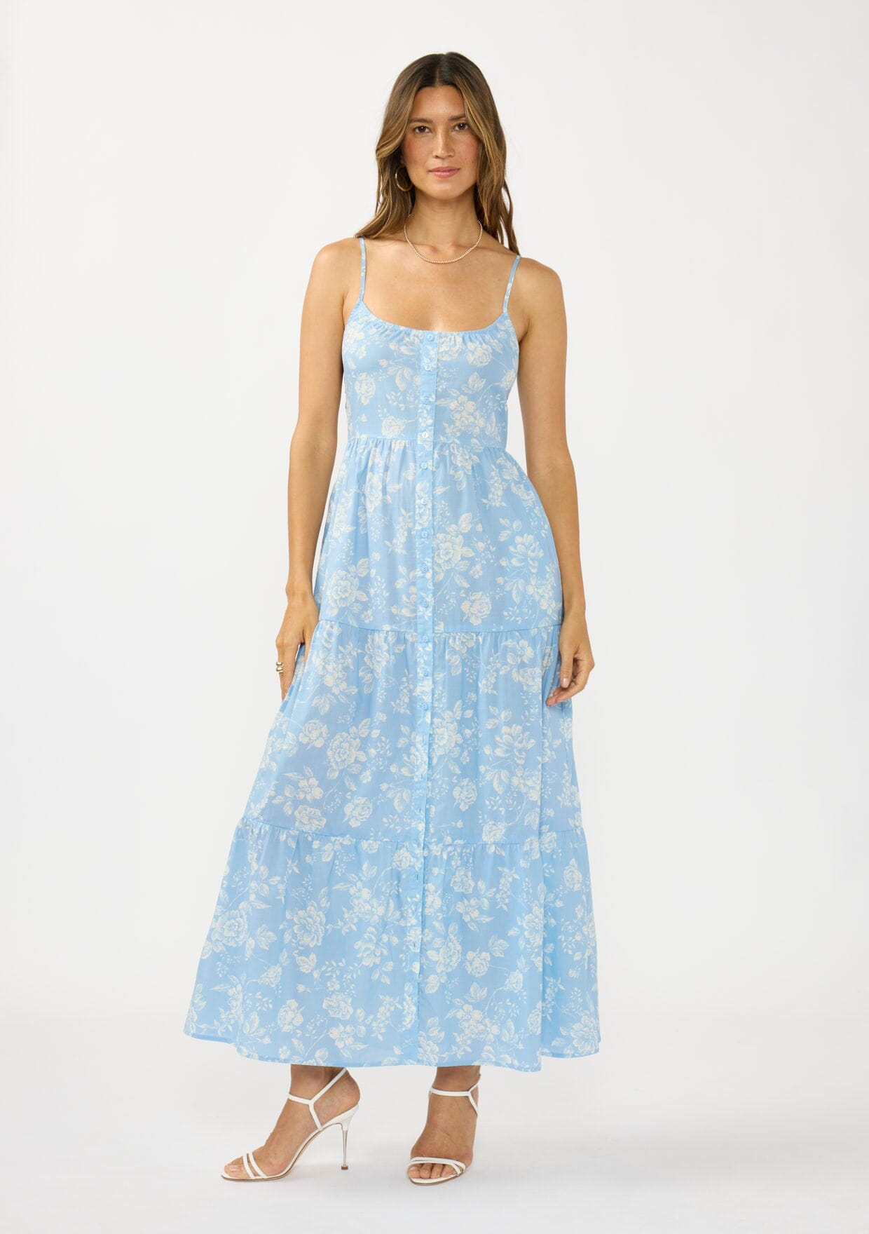 Everlast Maxi Dress Blue/Ivory / XS