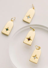 The Land of Salt Birthstone Charm Necklace