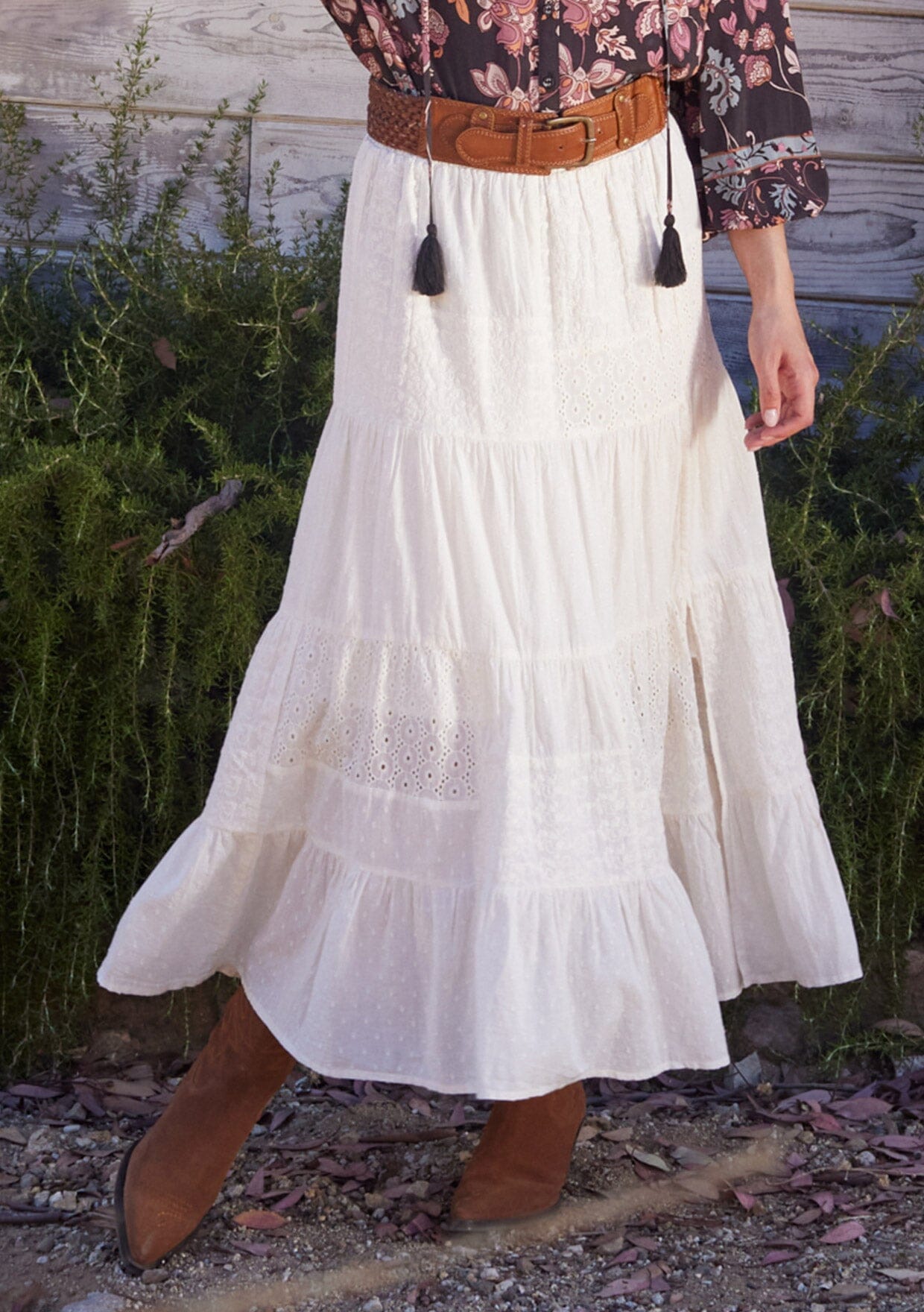 Women’s Skirt - Boho Cotton Maxi Skirt | LOVESTITCH