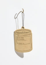 Cardboard air freshener tags in Pinon scent from PF Candle.