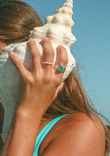 The Salty Gem Amor Pearl Ring