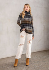 Walk The Trail Striped Sweater