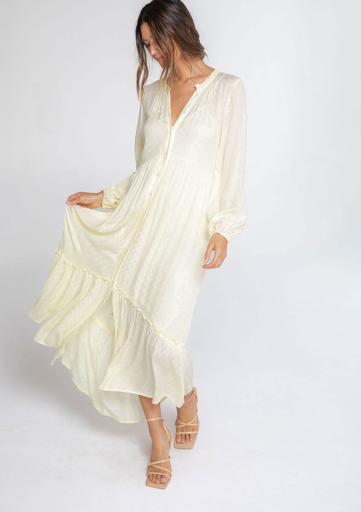 izzy maxi dress Izzy Maxi Dress Lemondrop / S