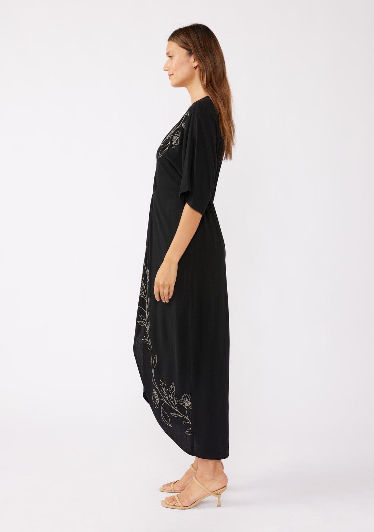 chinese dress ladies Weekend Mila Maxi Dress Cement / S/M main image 1