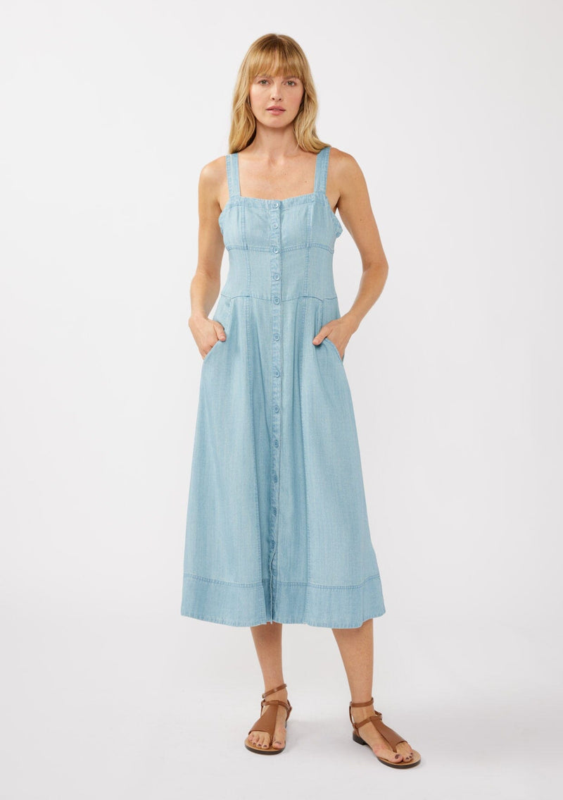 Shoreline Tencel Midi Dress - M Shoreline Tencel Midi Dress - M