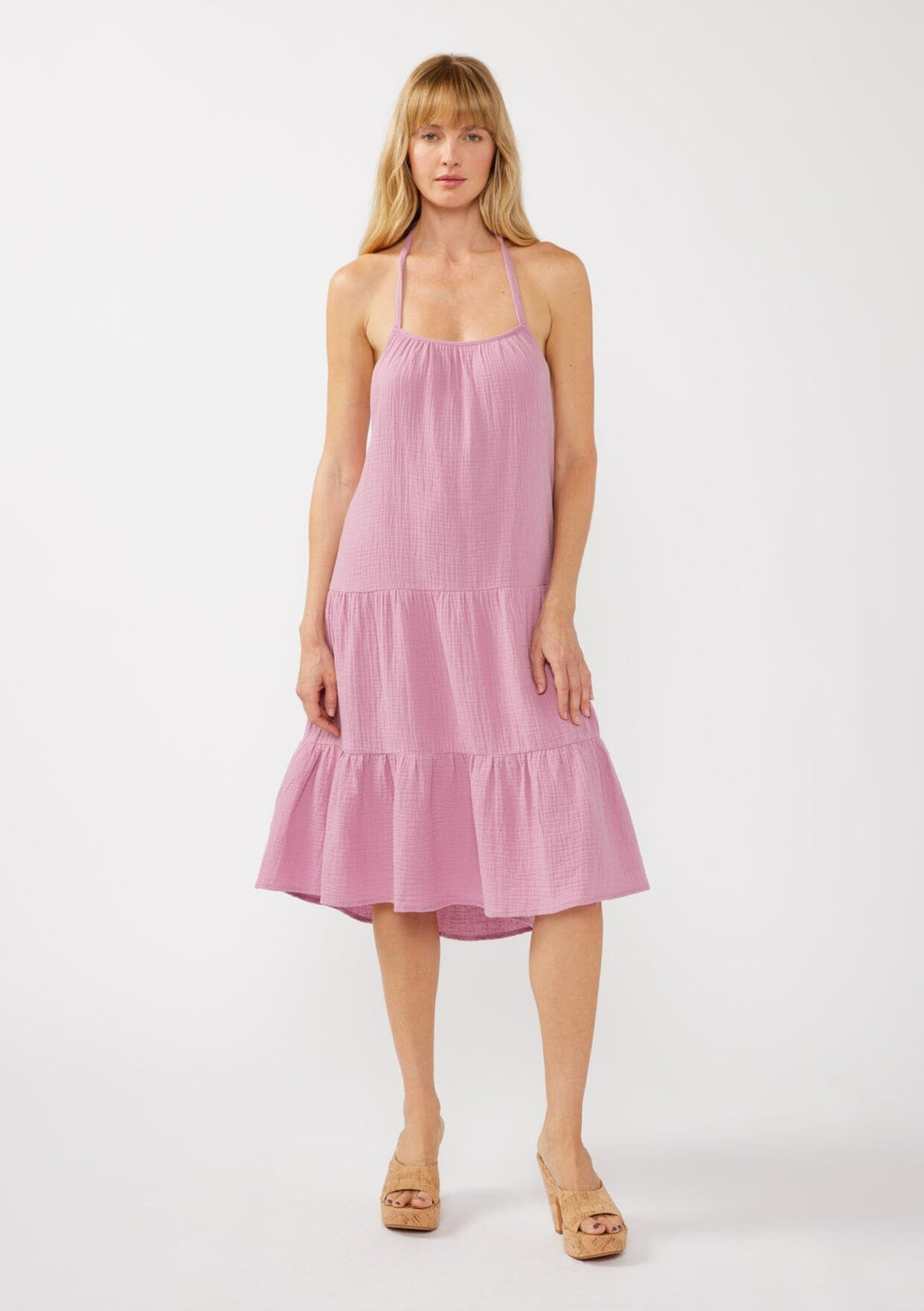 Mallorca Halter Dress Orchid / L Mallorca Halter Dress Orchid / L