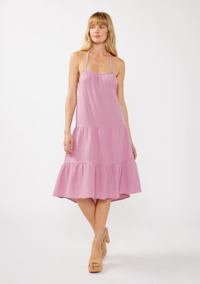 Mallorca Halter Dress Orchid / L Mallorca Halter Dress Orchid / L