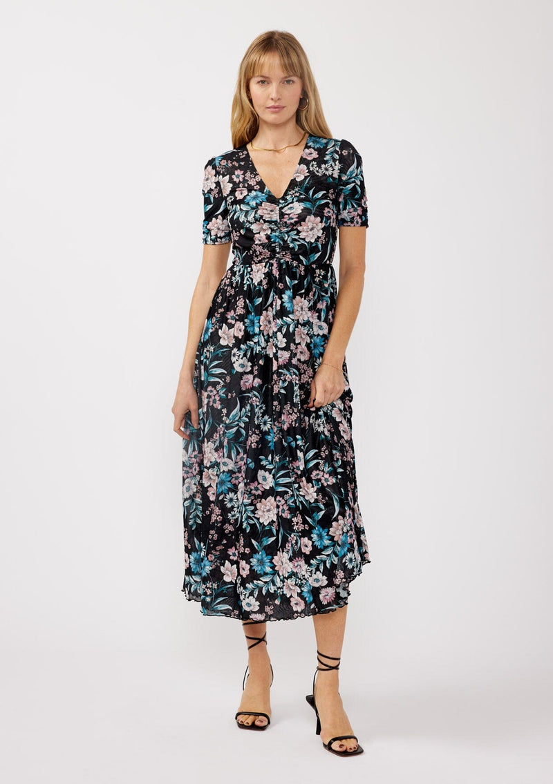 Women's Floral Reversible Midi Dress | LOVESTITCH Women's Floral Reversible Midi Dress | LOVESTITCH