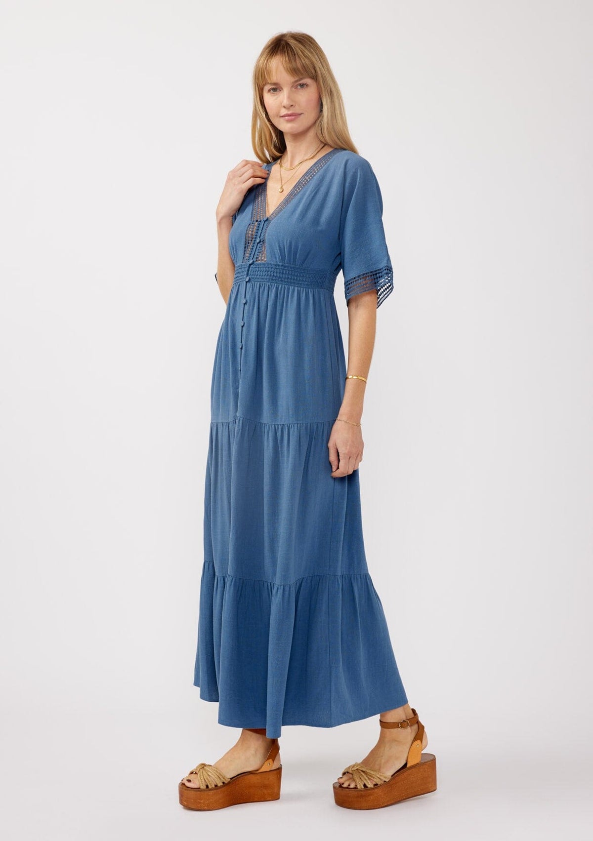 LOVESTITCH | Trending Bohemian Maxi Dresses - button-front - button-front