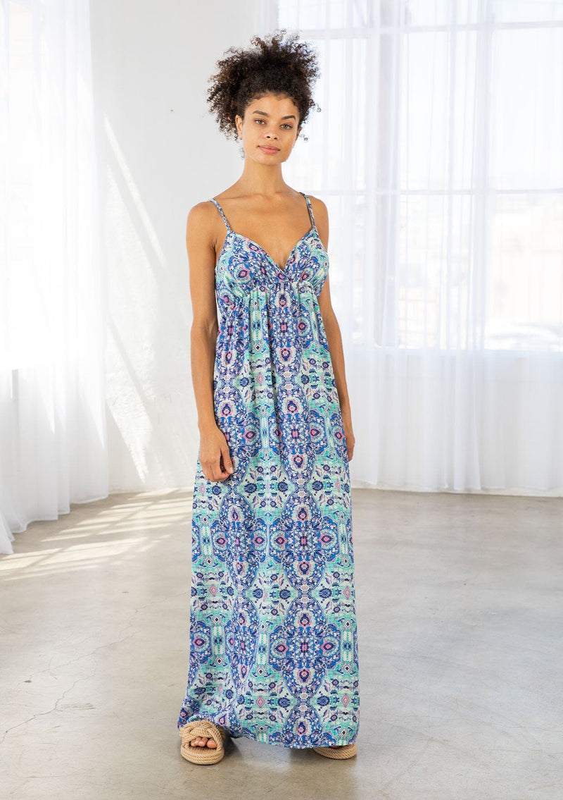 Bohemian Printed Maxi Dress