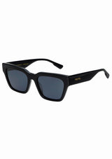 [Color: Black] Black sunglasses with a rectangular design from FREYRS.