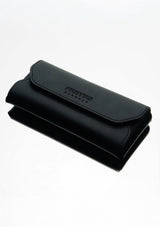 [Color: Tortoise] Black wallet with 'FREYRS' branding on a white background