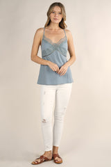 Meri Lace Trim Cami