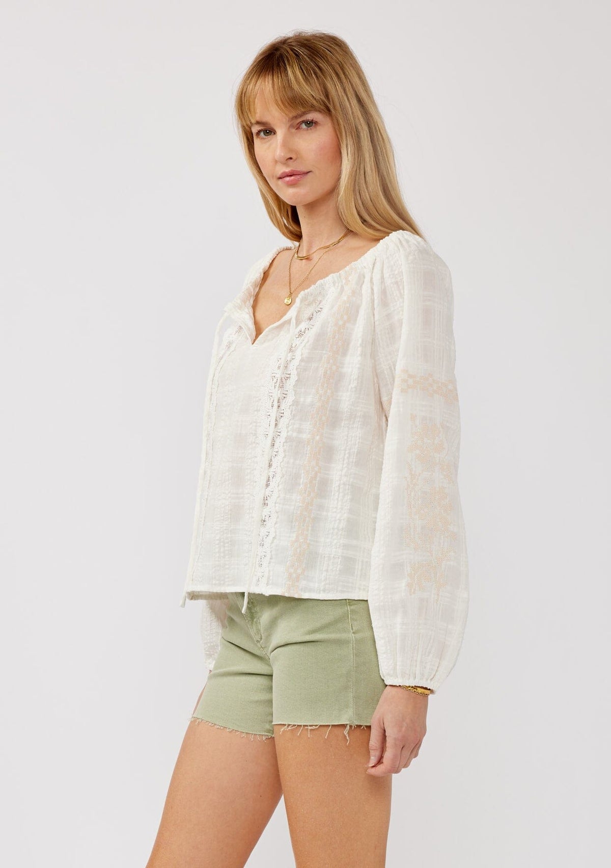 Women's Boho Lace Off Shoulder Blouse | LOVESTITCH