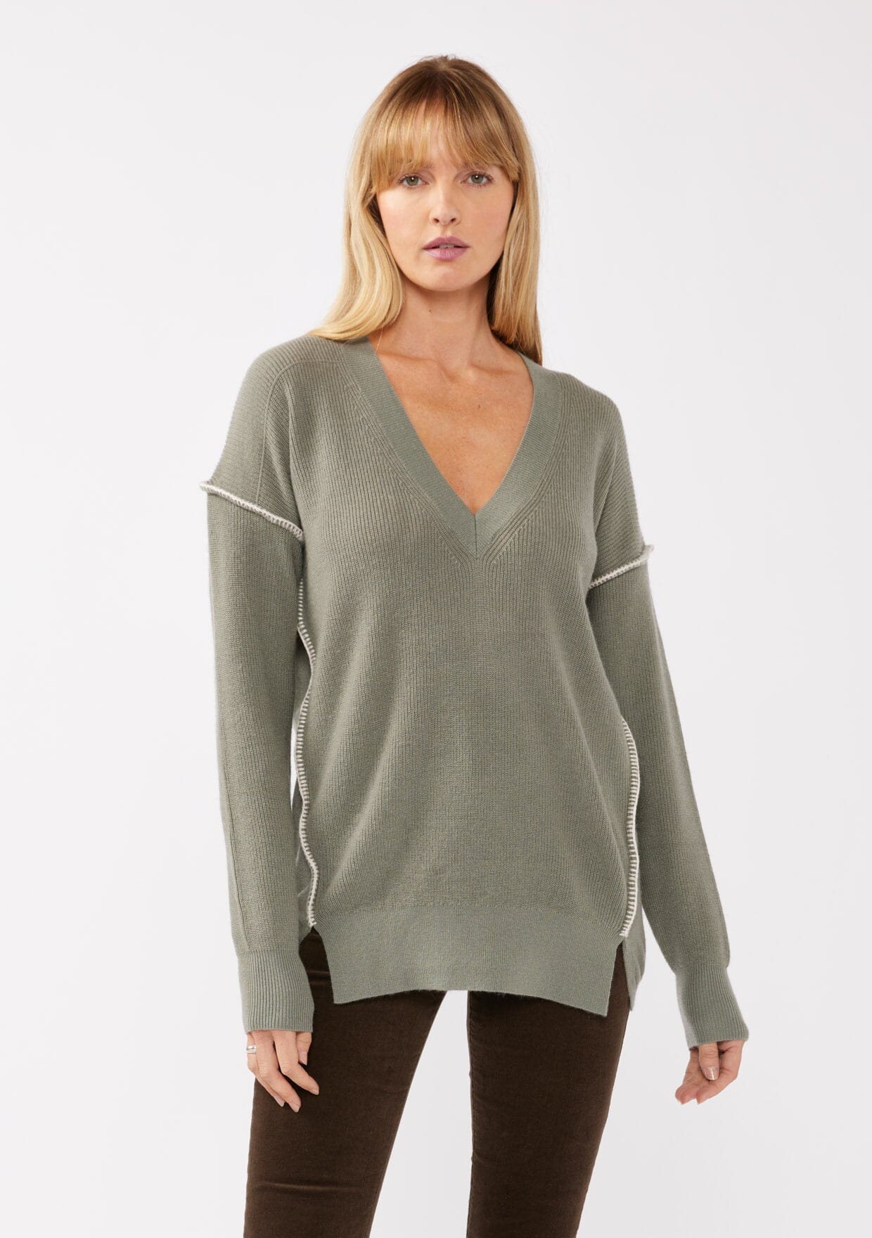 Changed for the Better Exposed Seam Pullover main image 1