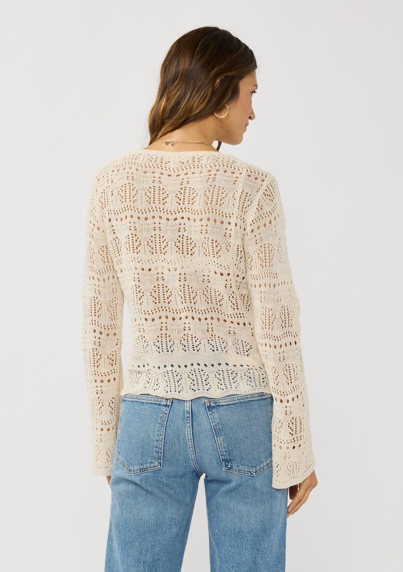 Women's Classic Boho Crochet Knit Top | LOVESTITCH