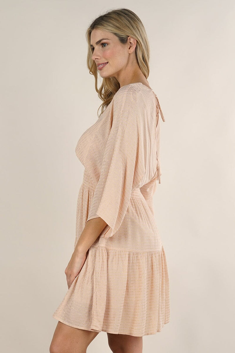 Cute Easy Boho Mini Dress + Long Sleeve