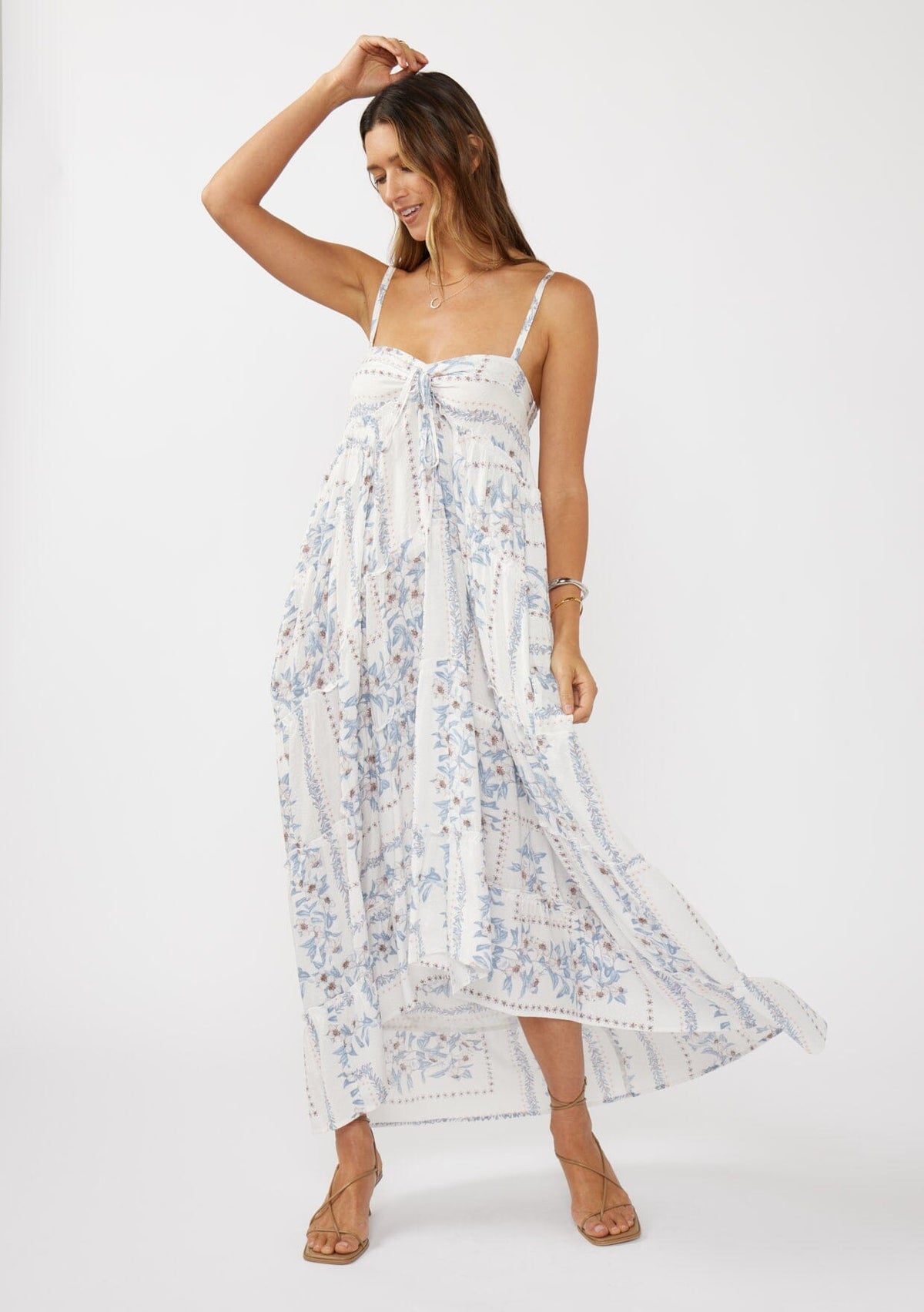 dare to dance maxi dress Bohemian Floral Beach Maxi Dress - Women's Dress