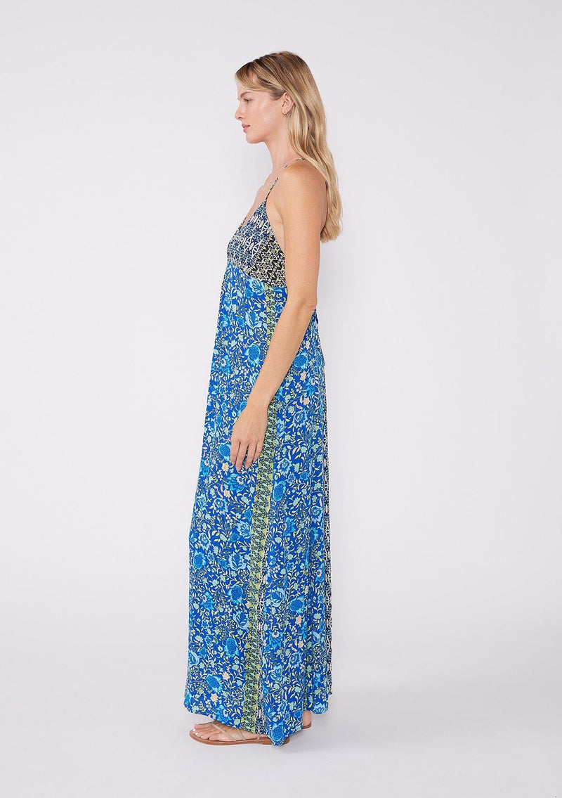 Vibrant Blue Strappy Bohemian Maxi Dress | LOVESTITCH Vibrant Blue Strappy Bohemian Maxi Dress | LOVESTITCH