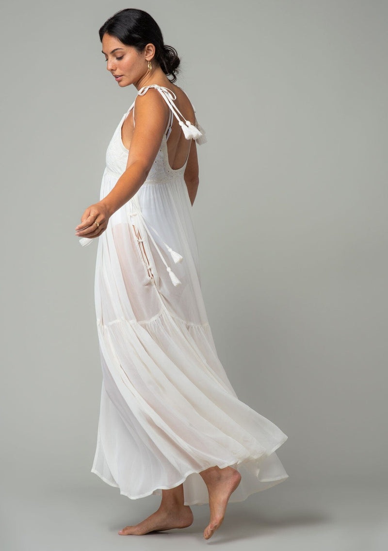 Beach Bliss Sheer Cover Up Ivory / M