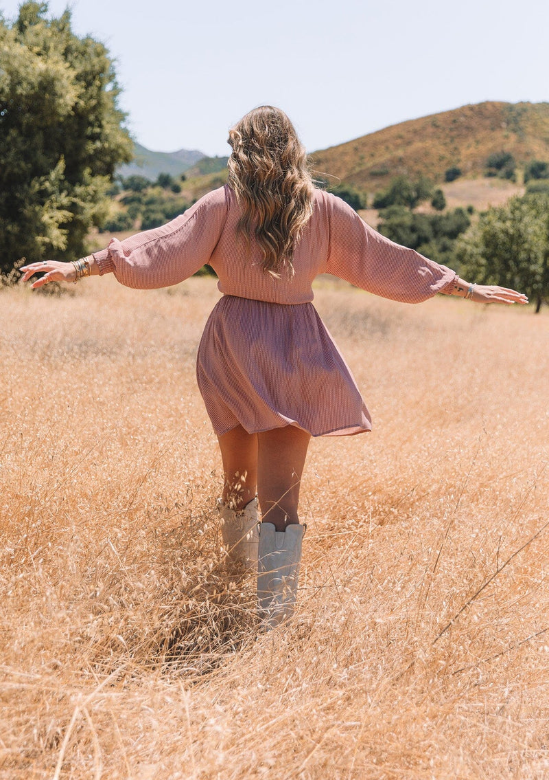 Paige Mini Dress Mauve / L Paige Mini Dress Mauve / L