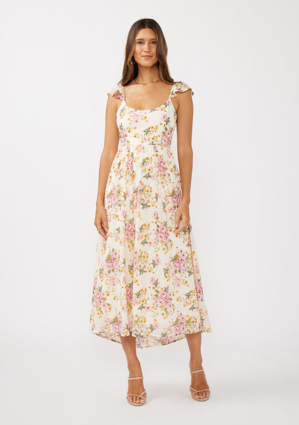 love spell maxi dress Dream Spell Maxi Dress Natural/Dusty Pink / L