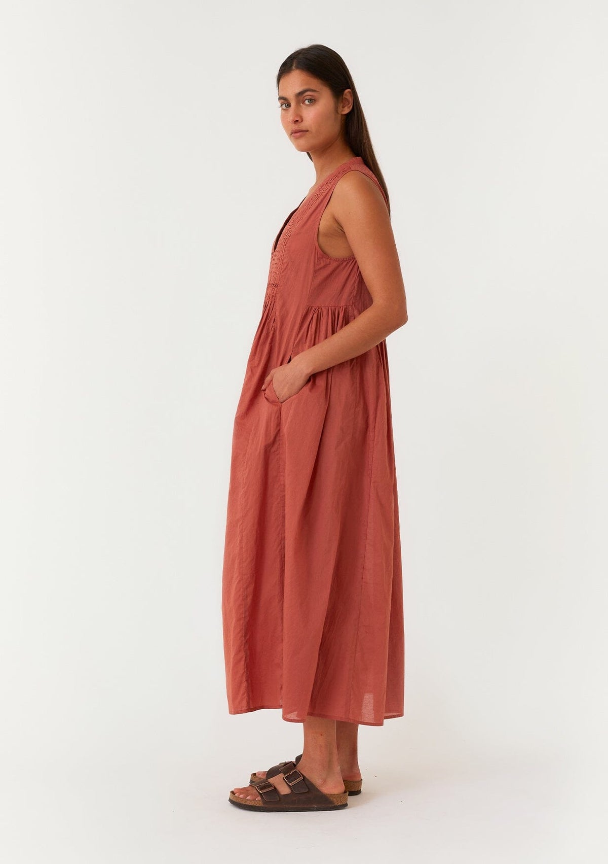 tent dress Sienna Maxi Grey / M measure around your natural SIZE:18 AUS blue floral Casual Deep Blue Maxi