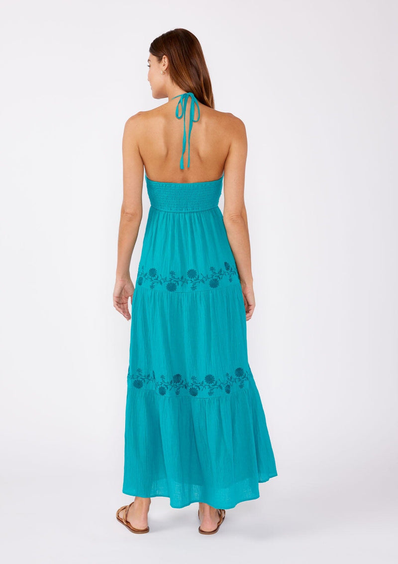 Blissed Out Maxi Dress Teal Blue / L Blissed Out Maxi Dress Teal Blue / L