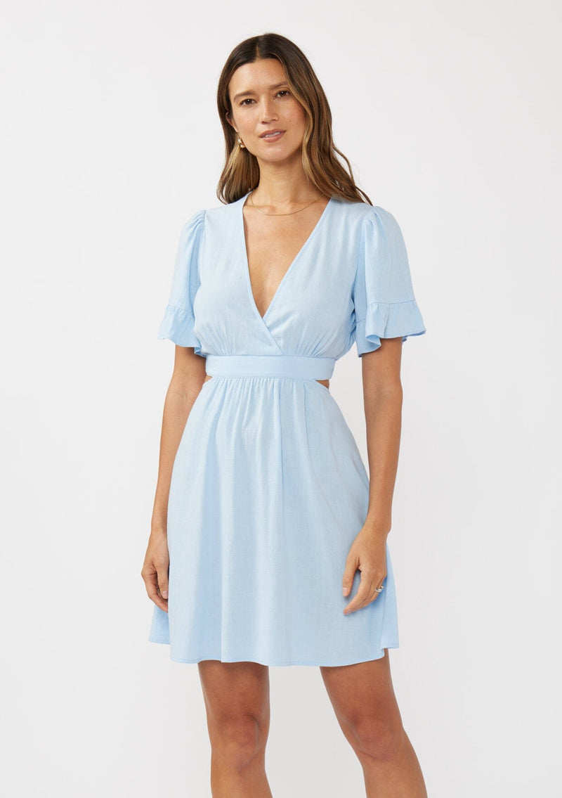 Mercy Mini Dress Powder Blue / L Mercy Mini Dress Powder Blue / L