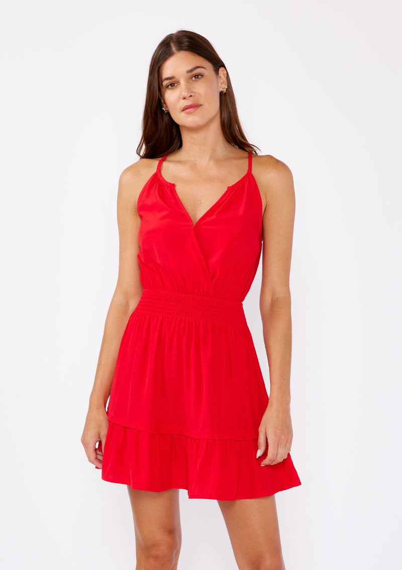 Women's Casual Red Hot Mini Dress Women's Casual Red Hot Mini Dress