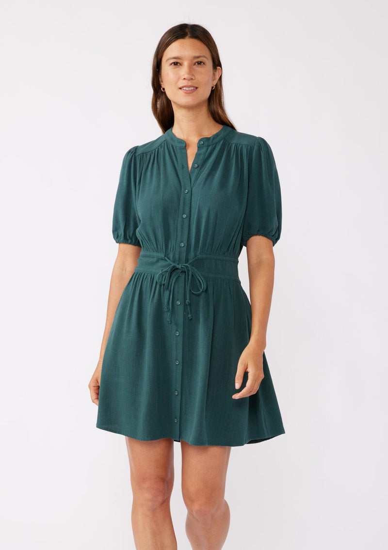 jade green mini dress Josephine Mini Dress - JADE