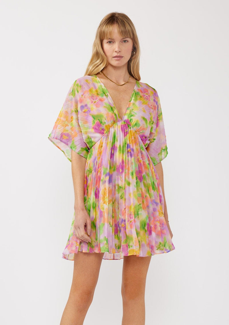 Mystic Bloom Mini Dress
