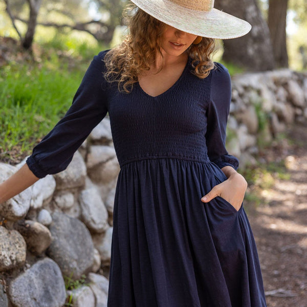 boho dress navy $148 Free People Fiona Midnight Blue Flowy Wrap Maxi Dress Sexy Boho XS NWT