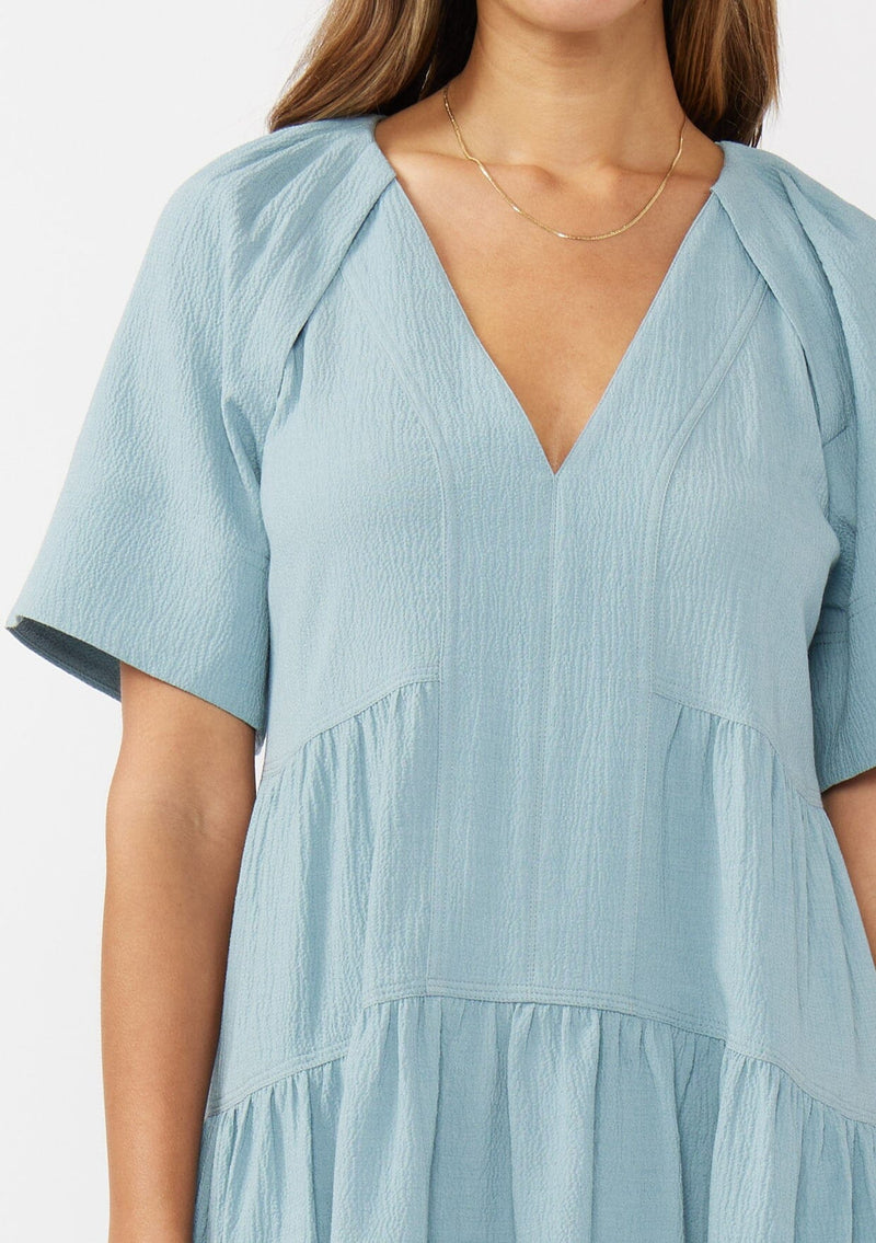 Women's Relaxed Boho Tiered Mini Dress | LOVESTITCH Women's Relaxed Boho Tiered Mini Dress | LOVESTITCH