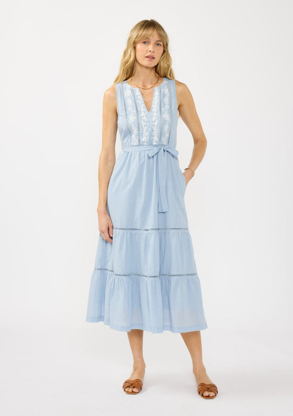 LOVESTITCH | Shop Flattering Bohemian Mid Length Dresses - blue - blue LOVESTITCH | Shop Flattering Bohemian Mid Length Dresses - blue - blue