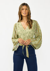 Soraya Tie Front Top
