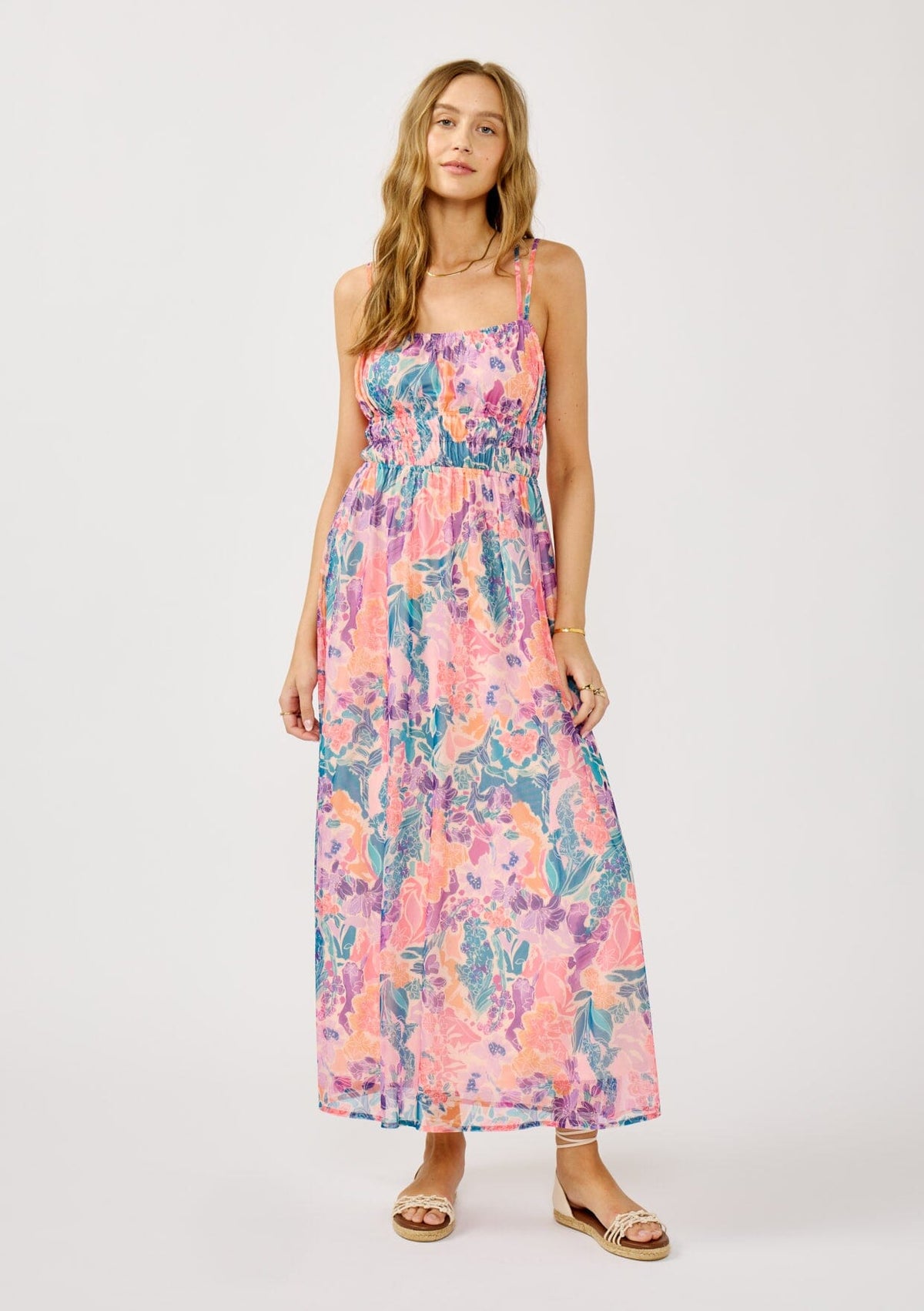 mesh maxi dress in pink PINK CRYSTAL EMBELLISHED MESH MAXI DRESS | CULT MIA