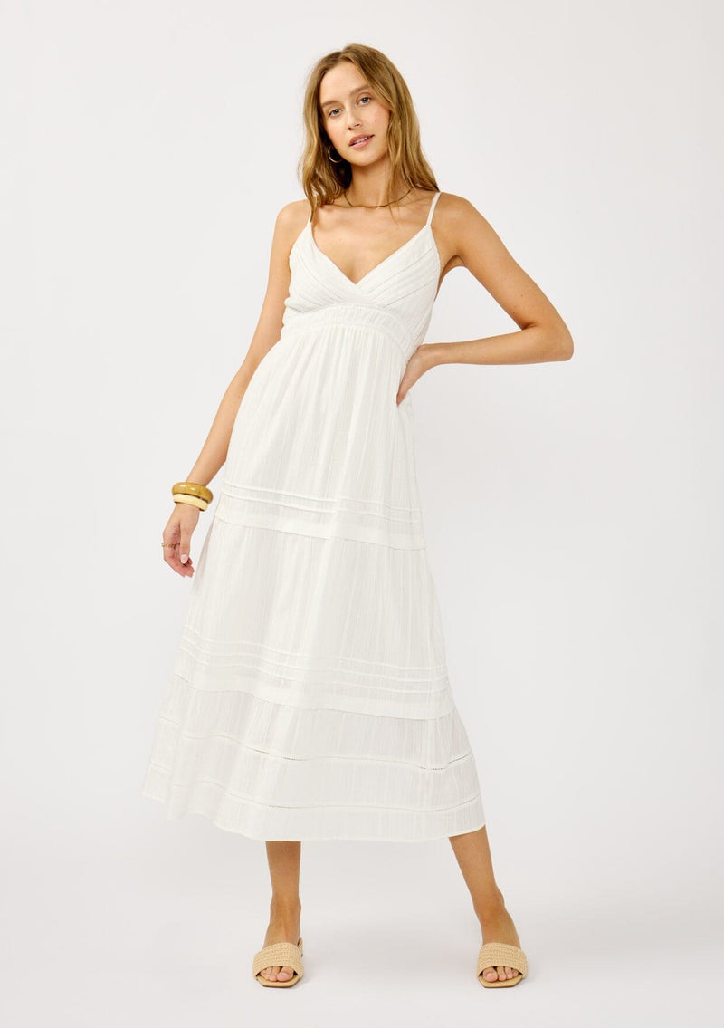 Women's Classic White Boho Sleeveless Maxi Dress | LOVESTITCH Women's Classic White Boho Sleeveless Maxi Dress | LOVESTITCH
