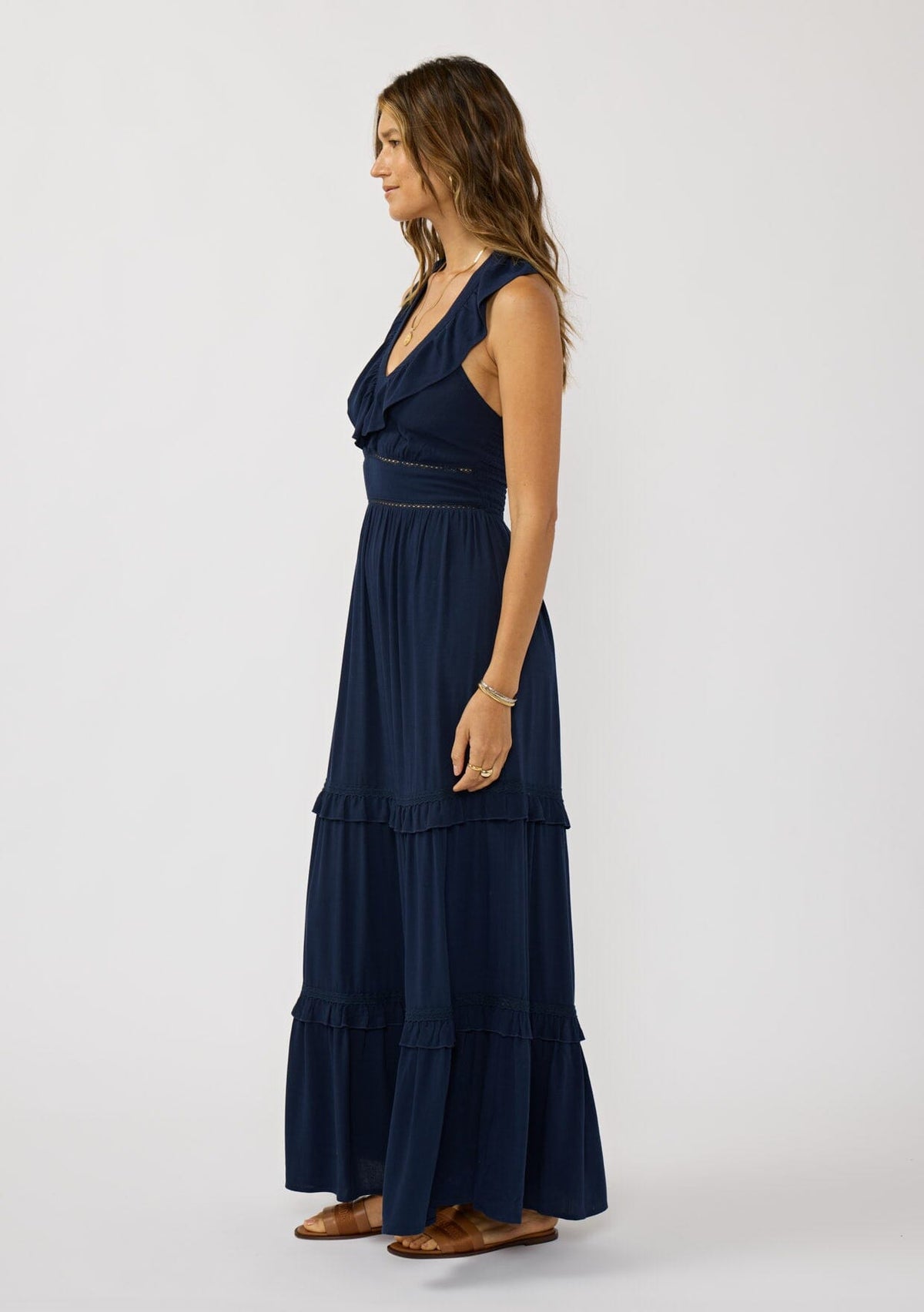 Marisol Maxi Dress Navy / M