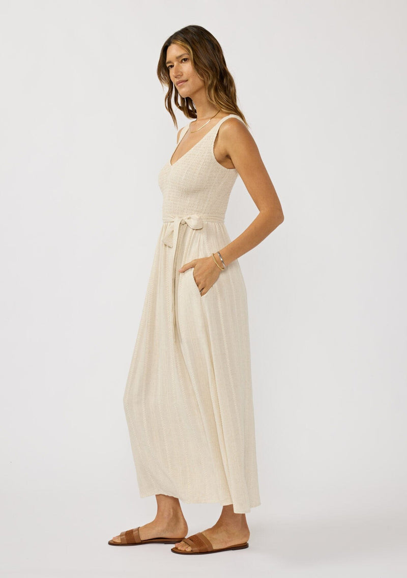 smocked linen maxi dress Plus Size Backless Halter Linen Square Neck, Eden Maxi Dress in Pink, Size 1X,