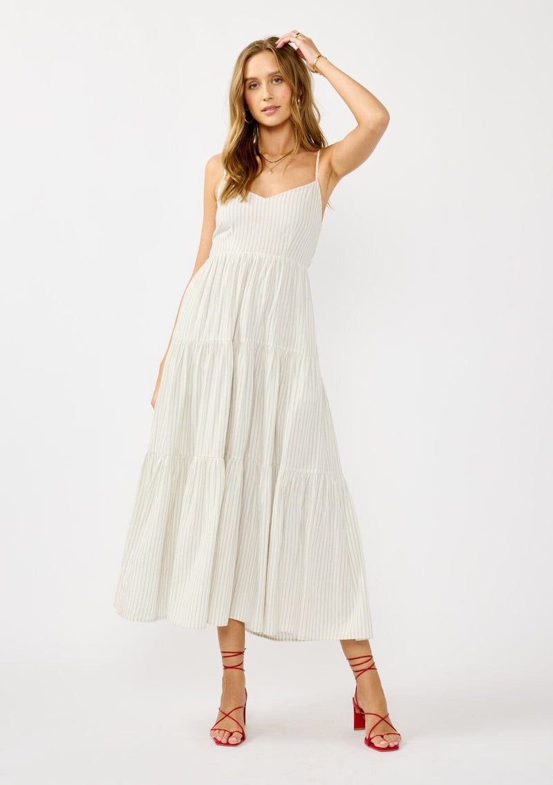 Saltwater Maxi Dress Natural/Blue / S Saltwater Maxi Dress Natural/Blue / S