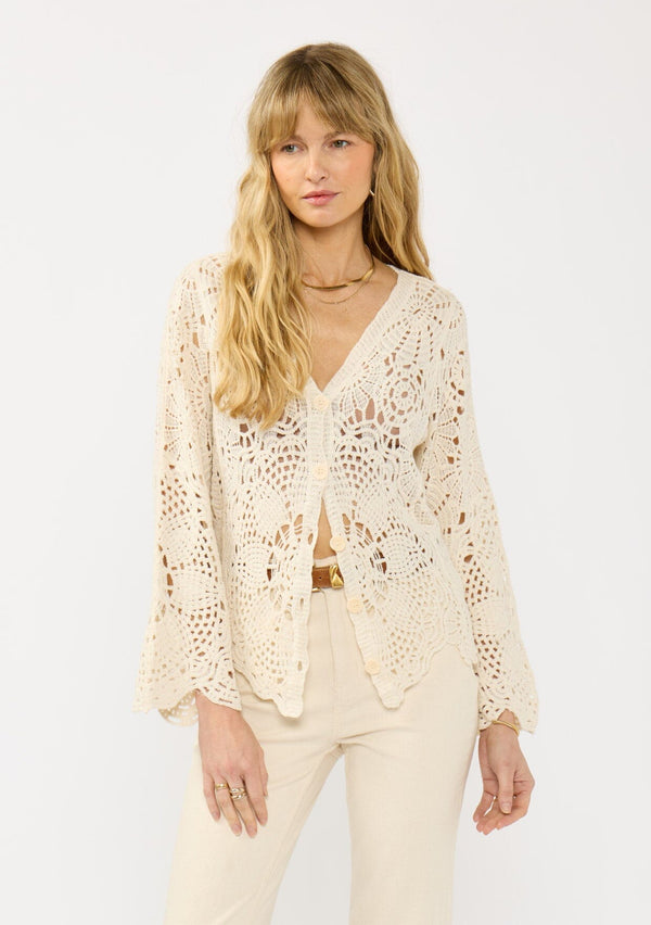 chesty♡embroidery bijou cardigan The Bijou Cardigan