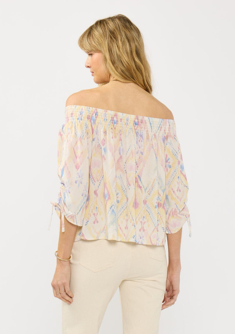 Women's Colorful Bohemian Off Shoulder Top | LOVESTITCH