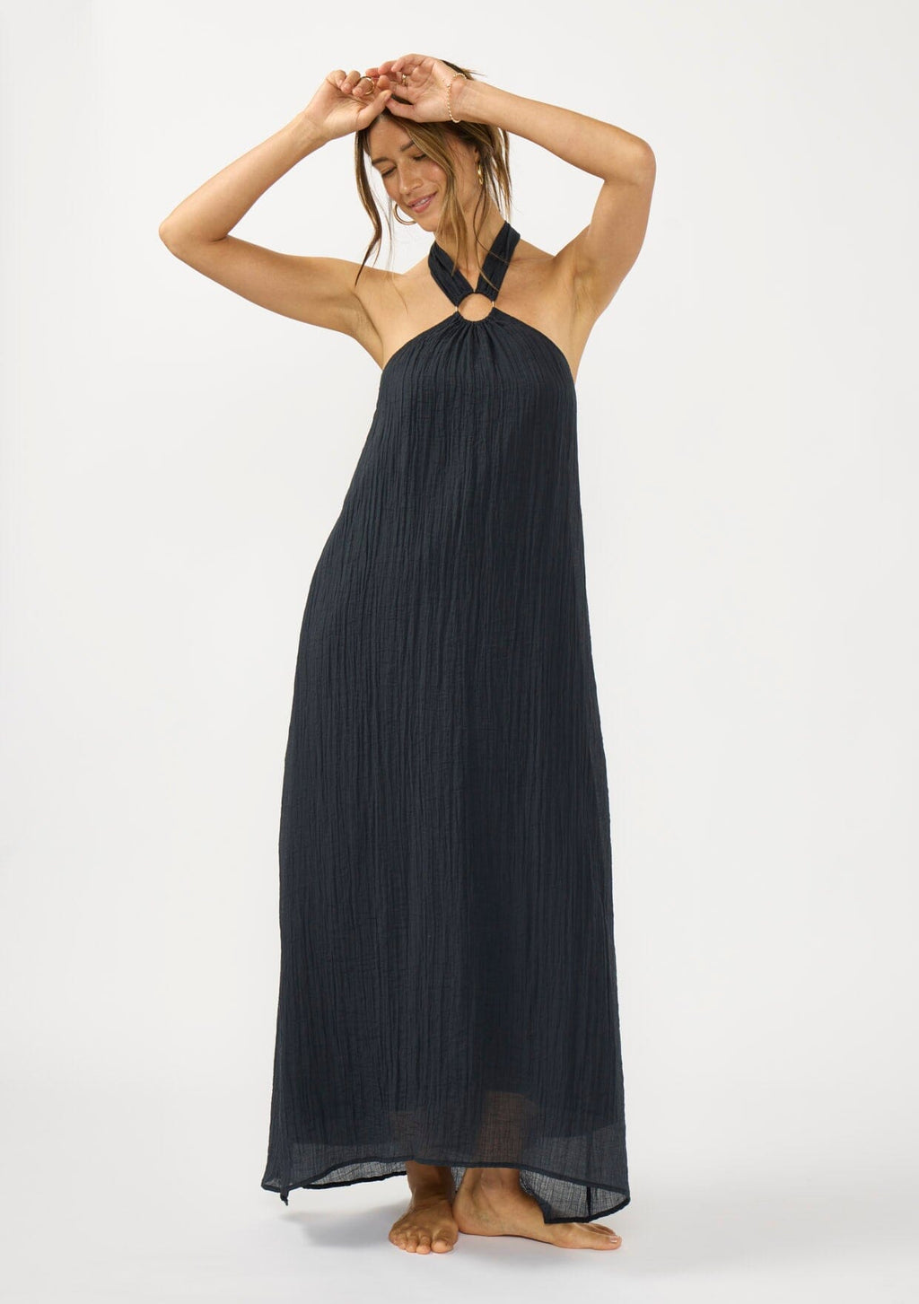 Heatwave Maxi Dress Slate Blue / L Heatwave Maxi Dress Slate Blue / L