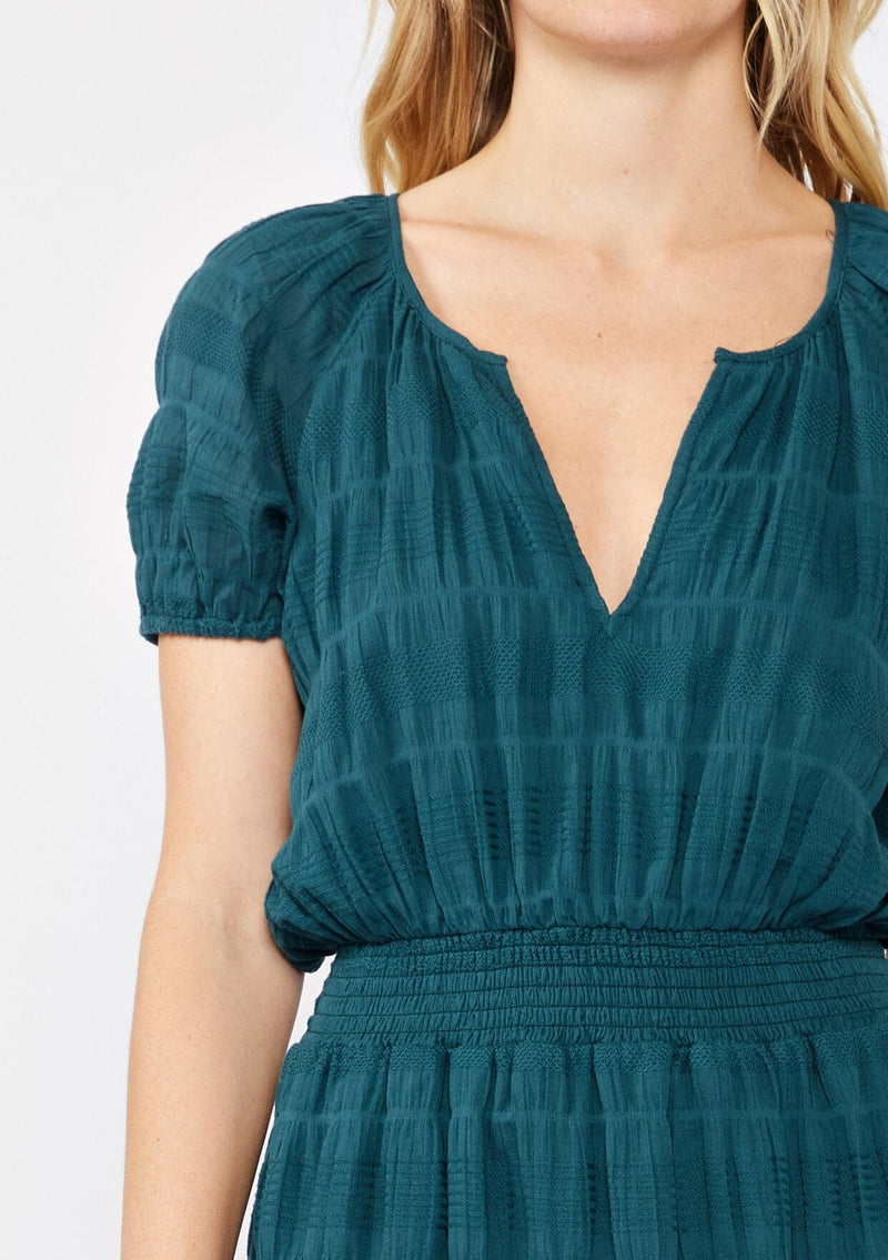 Women's Bohemian Midi Dress + Jacquard Stripe | LOVESTITCH Women's Bohemian Midi Dress + Jacquard Stripe | LOVESTITCH