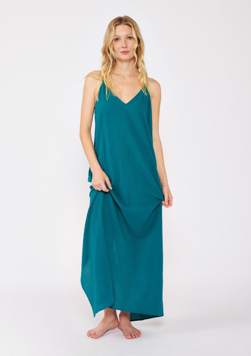 Seaside Serenity Maxi Dress Forest Teal / S Seaside Serenity Maxi Dress Forest Teal / S